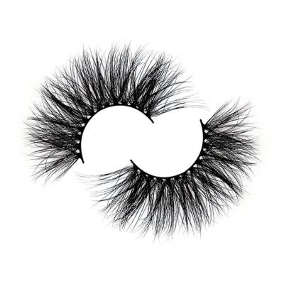 China DH018 Comfortable Individualized Unique 25mm Luxury Tapered 5d Real Mink Lashes Fm The Faithful Eyelash Company China for sale