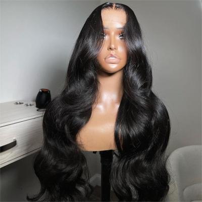 China Wholesale Cheap Human Raw Virgin Hair Full Body Wave 4x4 5x5 Full Lace Front Lace Wigs Hd Lace Closure Wig for sale