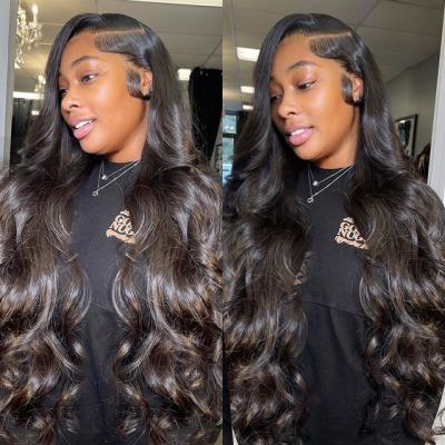 China Body Wave XBL Long Lace Front Wig 13x4 13x6 Hd Transparent Lace Wigs 40 Inch Full Virgin Body Wave Hair Lace Front Wig Pre plcuked for sale