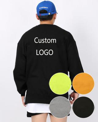 China Wholesale Design Logo Eco Friendly Men Anti-wrinkle Hoodie Long Sleeve Custom Black T-shirt Printing Men for sale