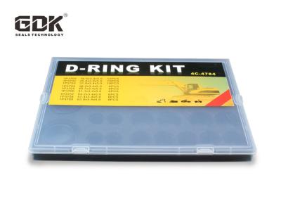 China Schwarz-Farbd-clip Kit Boxs 4C-4784 GDK NBR Reparatur-Dichtungs-Kit Oil Resistant-O-Ringe Kit For Excavator zu verkaufen