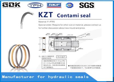 China El cilindro hidráulico del bronce del sello del anillo del desgaste del KZT PTFE sella alto rendimiento en venta