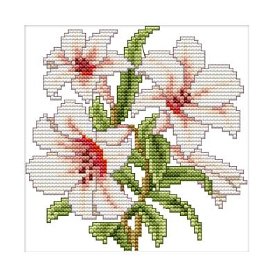 China All Over The Word NKF The Flower Of Happiness Cross Stitch Designs Hot Selling DMC Embroidery Threads (2) for sale