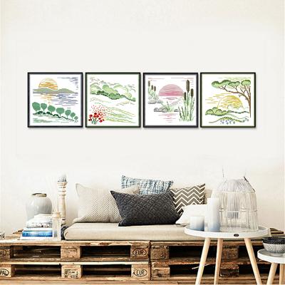 China Around the World NKF Four Seasons Scenery Cross Stitch Kit for sale