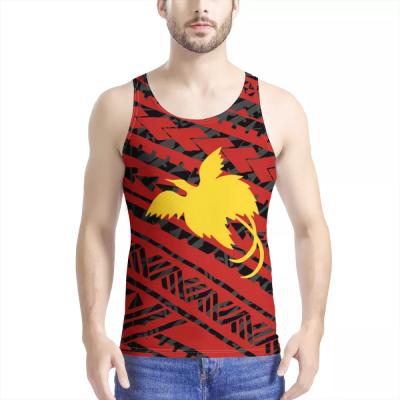 China Men 2021 HOT SALE QUICK DRY Polynesian Samoan Tribal Design Casual Summer Invest Tank Tops Gym Clothing Bodybuilding for sale