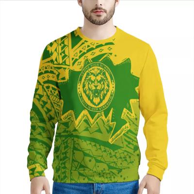 China Leone High Polynesian Samoan Samoan Tribal School Pattern Long Sleeve Anti-wrinkle Design Long Sleeve Leisure Sweatshirt Sweater Hoodie For Boy's Sweaters for sale