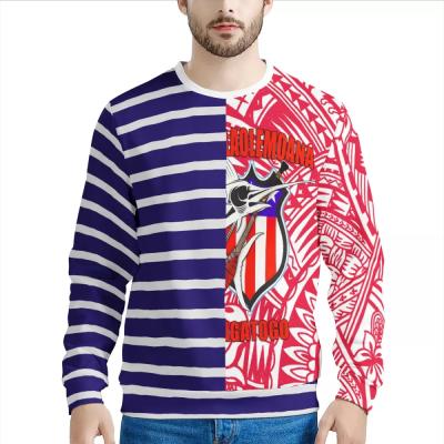 China Polynesian Samoan Tribal Design NUUULI High School Custom Logo Plus Size Sweaters For Men Sweaters Anti-wrinkle for sale