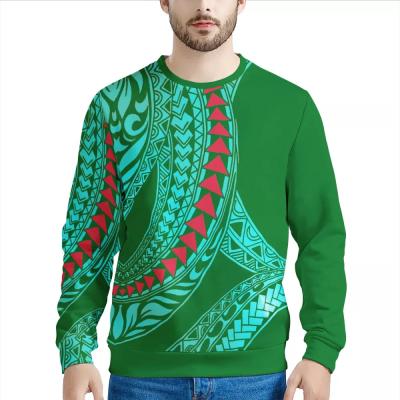 China Anti-wrinkle Cheap Price Polynesian Tribal Print Mens Samoan Sweatshirts With Pocket Custom Mens Sweatshirts for sale