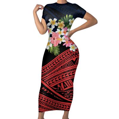 China Anti-Wrinkle 1 MOQ Drop Shipping Polynesian Samoan Tribal Design Custom Girl Nightclub Wear Casual Clothes for sale