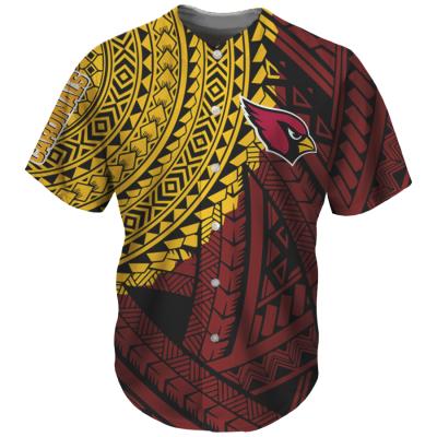 China 2021 Breathable Polynesian Tribal Apparel Hot Selling NFL Uniform Custom Made Team Knit Breathable Baseball Jersey Design Promotional Baseball for sale