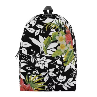 China Polynesia Samoa Hawaii Fashion Backpack Waterproof Good Quality Tribal Traditional Tribal Custom Copy Flora Style Print Unisex Backpack On Request for sale