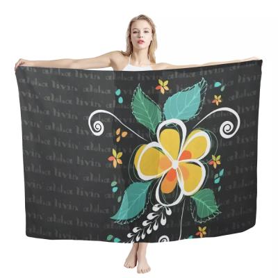 China Polynesian Samoan Home Bath Towel Traditional Style Factory Outlet Logo Promotion Super Fine Wool Soft Cheap Viable Custom Sarongs Scarf for sale