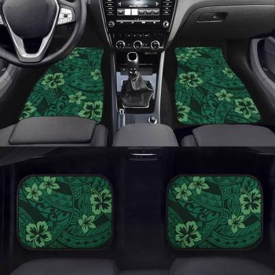 China Easy Cleaned 1 MOQ 4Pcs Custom Car Mat Polynesian Samoan Tribe Print Vintage Car Floor Mats Dustproof Fashionable Car Floor Mat for sale