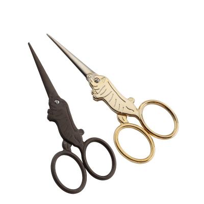 China JDS007 Retro Chinese Zodiac Shaped Pig Crafts Sewing Scissors for sale