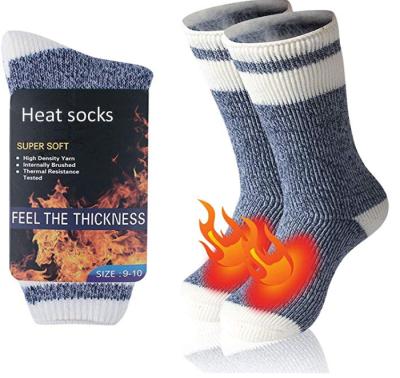 China DY202003 Womens And Mens Antibacterial Thick Heat Trapping Insulated Heated Boot Thermal Socks Pack Winter Warm Crew For Cold Weather Ski Sock for sale