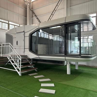 China Modern Prefab Mobile Living Home for Hotel Villa Hot Style Modern Furnished Outdoor Space Capsule House for sale