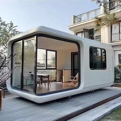 China Modern Prefab Design Space Capsule Resort Hotel with Sandwich Panel and 3D Model Design for sale