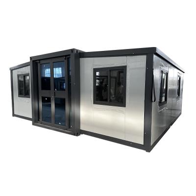 China 20 Ft Prefab Modern Movable Expandable Container Home Steel Luxury Office Building with Flat Pack Structure and Assembly for sale