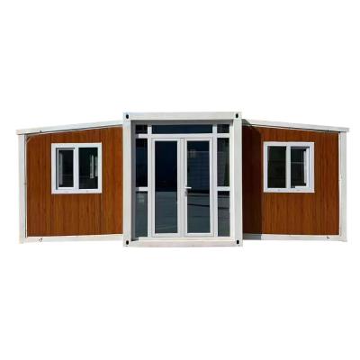 China Aluminum Alloy Door Tiny Villas Prefab Flat Packed Houses for Self-occupied Apartment and Fast Assembly in 40HQ Container for sale