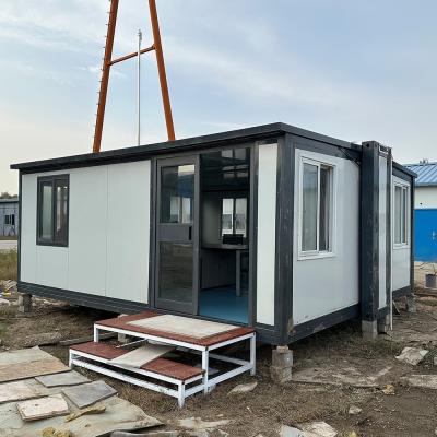 China Gebruikstermijn van 15-30 jaar Custom 30 ft Makkelijk te installeren Uitbreidbaar containerhuis met staalframe Prefab huizen Te koop