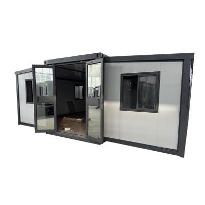 China Modern Tiny Prefabricated Expandable Container Houses Folding House 20ft 40ft Customized Color for sale