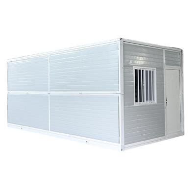 Chine Container de bureau portable de 20 pieds à préfabriquer rapidement maison en acier cadre avec petit conteneur pliable et fenêtre en aluminium à vendre