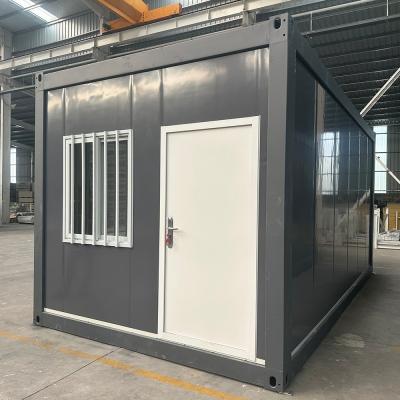 China Flexible Assemble Fast Installation 20ft 30ft 40ft Flat Pack Storage Container Sandwich Panel Pre Fab Container House for sale