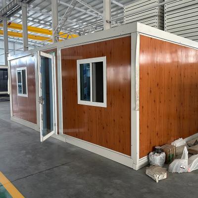 China Office Building Portable Extendable Container Home 20Ft Prefab Homes Expandable Container House with Free Layout Design for sale