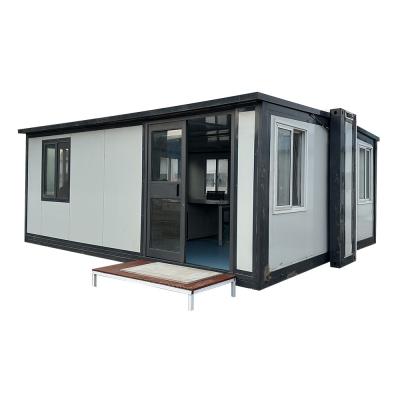 Chine Facilité d'installation maison de conteneurs modulaire extensible maison de construction modulaire préfabriquée isolée avec 2 chambres à coucher panneau sandwich en acier à vendre