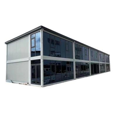 China Moderne eenvoudige stijl Containerhuis Veilig Stabiel 20ft Modulaire Containerhuis voor grote bungalow Fabricated Homes Prefabricadas Te koop