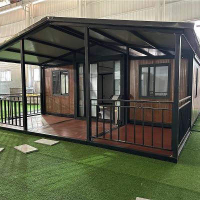 China Japanischer Design-Stil Mobilhaus 2 Schlafzimmer Portable Living Container House Australien 20ft 40ft Erweiterbares Containerhaus zu verkaufen