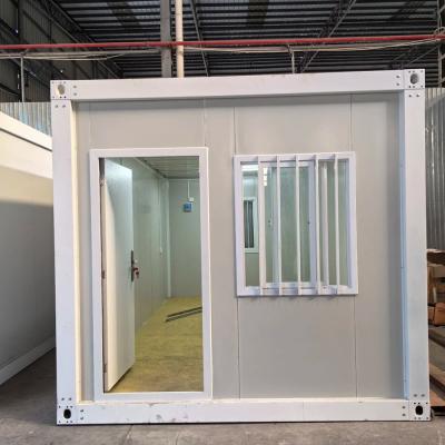 China Refugee Camps Booth Stable Container House Cabins with 50mm EPS/rockwool Wall Material Prefabricated House Kits for sale