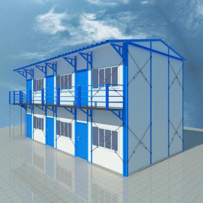 China Vierkant prefab huis broodje paneel huizen mobiele prefab huis orkaanbestendige prefab staalstructuur modulaire huizen Te koop