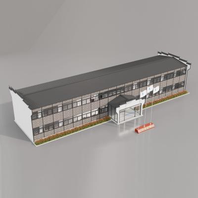 China Voorgefabriceerd Een raamhuis voor werkplaats Warehouse Constructie kantoor en sandwich paneel ontwerp Constructie Te koop