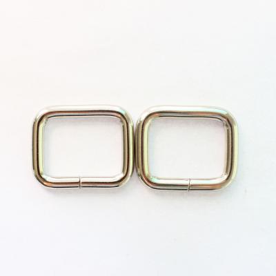 China Eco-friendly Hot Selling Zinc Alloy Square Ring Bag Accessories Ring Fashion Square Ring for sale