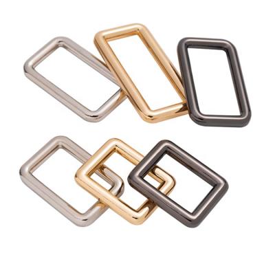 China Durable / Washable / Eco-friendly Square Ring For Garment Shoe Handbag Backpack Hardware Adjustable Ring Rectangle Square Buckle Etc. for sale