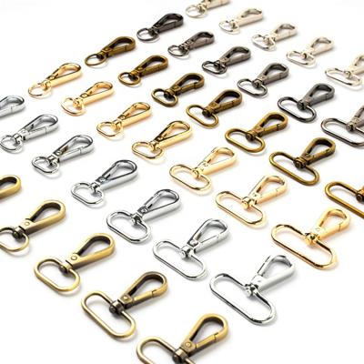 China Sturdy and Durable Purse Accessories Hardware Purse Accessories Zinc Alloy Snap Ring Buckle Dog Swivel Metal Oval Hook for Bags for sale