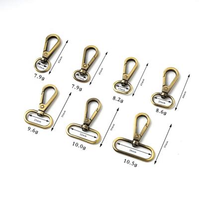 China Wholesale Zinc Alloy Sturdy And Durable Purse Dog Hook 13MM 15MM 20MM 25MM 32MM 38MM Oval Metal Snap Swivel Hook for sale