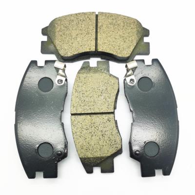 China SEMI-METALLIC CERAMIC Car Brake Pad Price D923 Auto Ceramic Brake Pads For TYT for sale