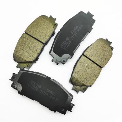 China Chinese Factory Supply SEMI-METALLIC CERAMIC Brake Pad Set D1455 0004203302 68052369 GDB4603 Front Brake Pads For JEEP for sale