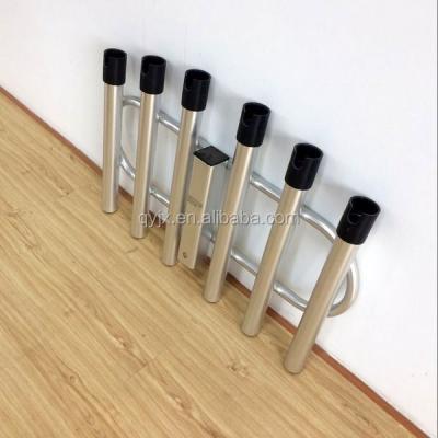 China Aluminum Road 6 Aluminum Fishing Rod Holder Rack For Car / Boat for sale