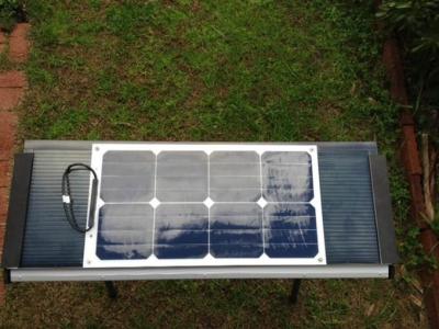 China Waterproof Efficient Sunpower Flexible Solar Panels Kits High Reliability 25W for sale