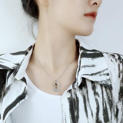 China New Design High Quality Wholesale FASHIONABLE Hip Hop Lucky Six-pointed Star Gift Necklace for sale