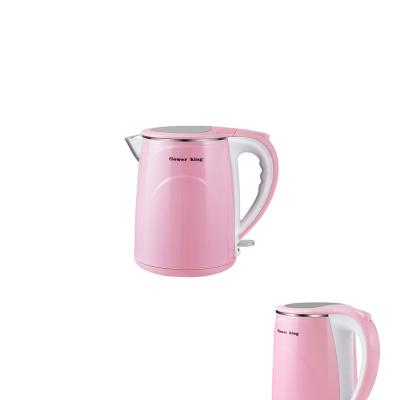 China Instant Fast Boiling Stainless Steel Electric Kettle 360 ​​Degree Hotel Heating Appliances Double Teapot Rotation Low Wall for sale