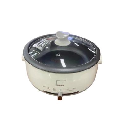 China Electric Multi Pot Commercial Aluminum Universal Electric Cooking Pot With Tempered Glass for sale