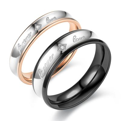 China New Fashion Couples Ring Woman Ring Men Stainless Steel Ring for sale