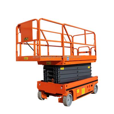 China Convenience Easy CE Safety Operation Aerial Work Platform 10 12M Lift Self Propelled Electric Scissor for sale