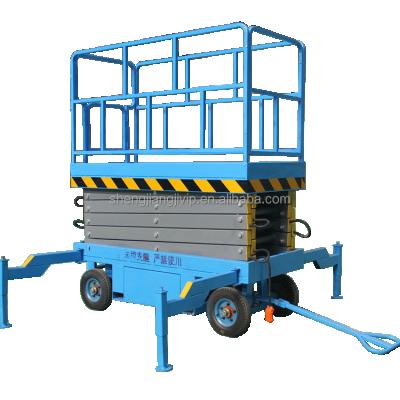 China Easy Operation Mobile Portable Hydraulic Mobile Scissor Lift For Sale for sale