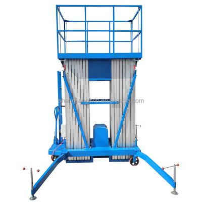 China Easy Operation Safety Convenience 6-18M Mast Lift Vertical Lift Aluminum Alloy Lift Aerial Platform for sale