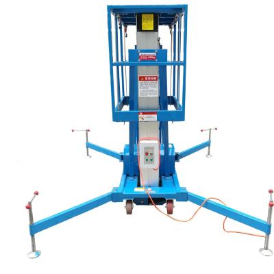 China Safety Easy Operation Convenience Mast Lift Aluminum Telescopic Platform Machines 100kg 200kg With High Quality for sale